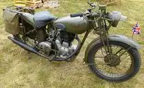 Royal Enfield, Militärmodell der britischen Armee, warbird & oldtimer day Bremgarten 2017