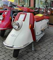 =Heinkel 103 A 2, Bj, 1962, ausgestellt beim Sockenmarkt in Lauterbach, 09-2018