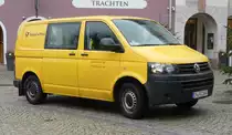 =VW T5 von DHL auf Zustellertour in Berchtesgaden im Dezember 2018

