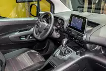 2018er Opel Combo E interieur. Foto: Auto Zürich, November, 2018