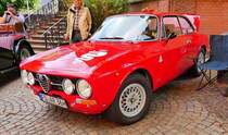 Alfa Romeo GT Bertone, Bj. 1971, 131 PS, ausgestellt beim Hünfelder Stadtfest, 08-2018

