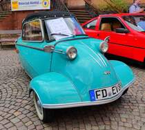 =Messerschmitt KR 200, Bj. 1959, 9,2 PS, ausgestellt beim Hünfelder Stadtfest, 08-2018