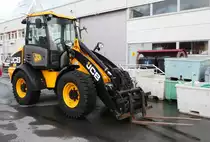 =JCB-Radlader, aufgenommen in Norwegen im 08-2017