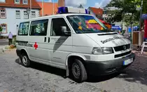 =VW T 4 des DRK OV Hünfeld, eingesetzt beim Hünfelder Stadtfest, 08-2018