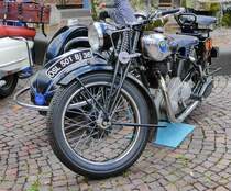 =NSU OSL 501, Bj. 1936, ausgestellt beim Hünfelder Stadtfest, 08-2018