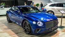 Bentley Continental GT III fotografiert auf der Auto Zürich, November 2018.