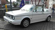 =VW Golf I Cabrio, ausgestellt in Lauterbach, 09-2018
