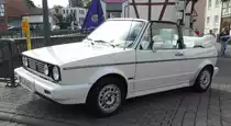 =VW Golf I Cabrio, ausgestellt in Lauterbach, 09-2018
