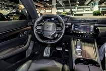 Interieur des neuen Peugeot 508 (Modelljahr ab 2018). Futuristich  aber sehr anschpruchsvoll. Foto: Auto Zürich, November 2018.