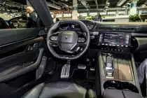 Interieur des neuen Peugeot 508 (Modelljahr ab 2018). Futuristich  aber sehr anschpruchsvoll. Foto: Auto Zürich, November 2018.