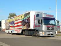 MAN 19.403 Silent Sattelzug und Showtruck in Neubrandenburg am 09.09.2018