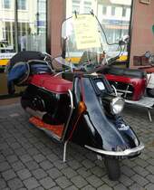 =Heinkel Tourist 103 A-1, Bj. 1959, 173 ccm, 9,5 PS, ausgestellt in Lauterbach, 09-2018