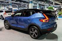 2018-er Volvo XC40 (Rückansicht), fotografiert auf der Veranstaltung  Auto Zürich , November 2018.