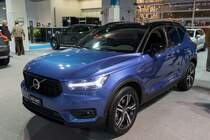 2018-er Volvo XC40, fotografiert auf der Veranstaltung  Auto Zürich , November 2018.