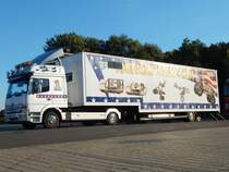 Mercedes Atego Sattelzug und Showtruck in Neubrandenburg am 09.09.2018
