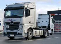 Mercedes Actros 1945 Sattelzugmaschine gesehen vor einer Autowerkstatt in Weiden 06.01.2019