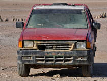 Ein Pick Up Mitte Dezember 2018 auf der Sinai-Halbinsel.