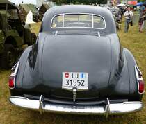 Cadillac Heckansicht, ausgestellt beim warbird & oldtimer day Bremgarten 2017