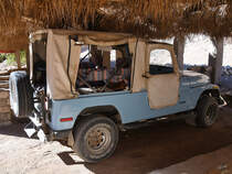 Ein Jeep Wrangler Mitte Dezember 2018 auf der Sinai-Halbinsel.