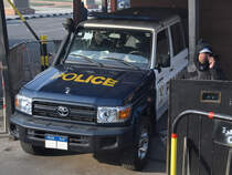 Eine der vielen Polizeiwachen in Ägypten, entdeckt Mitte Dezember 2018 in Kairo.