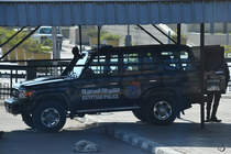 Eine der vielen Polizeiwachen in Kairo. (Dezember 2018)