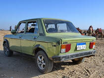 Ein Fiat 128 Mitte Dezember 2018 in Gizeh.