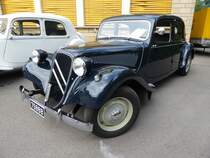 Citroen 11 CV B Normale aufgenommen am 04.08.2018, Vintage Cars & Bikes in Steinfort