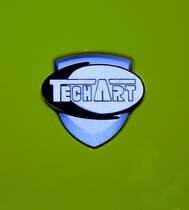 TECHART, Logo des deutschen Automobil-Designers aus Leonberg, spezialisiert auf Porsche-Tuning, März 2017