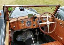 Bugatti, Blick in den Innenraum, Warbird & oldtimer day Bremgarten 2017