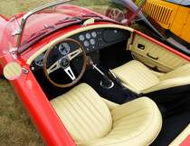 AC Cobra, Blick in den Innenraum, warbird & oldtimer day Bremgarten 2017