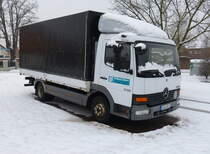 Merceses Atego 818 Pritsche mit Plane Nordhausen 26.01.2019