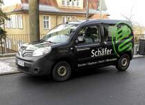 =Renault Kangoo von Büromaschinen-Schäfer steht im Januar 2019 in Hünfeld