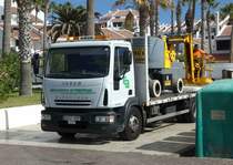 =Iveco Eurocargo als Arbeitsplattform für eine Hubarbeitsbühne - Arbeitssicherheit lässt grüßen