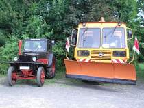 RS 01/40 und die IFA Kehrmaschiene auf W50 Fahrestell beim Bulldotreffen 2007