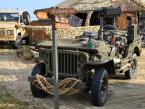 Ein Willy´s Jeep MB Mitte Juli 2018 in Fairford.