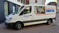 =MB Sprinter von ELEKTRO-MAYER steht im Februar 2019 in Fulda