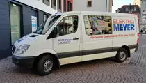 =MB Sprinter von ELEKTRO-MAYER steht im Februar 2019 in Fulda