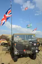 Ein Land Rover 101 FC Mitte Juli 2018 in Fairford.