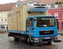 =MAN TGL als Kühlfahrzeug der  Nagel-Group  steht im März 2019 in Hünfeld