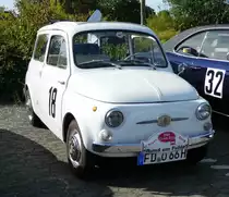 =Fiat 500 Giardiniera bei der DMV Classic-Tour im August 2018