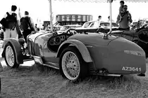 Ein Riley Brooklands aus dem Jahr 1929. (Fairford, Juli 2018)