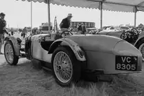 Ein Riley Brooklands aus dem Jahr 1931. (Fairford, Juli 2018)