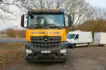 Mercedes Benz Arocs Kipper am 02.03.19 in Maintal