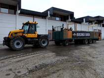 JCB FASTRAC-3185, wird für einen Faschingsumzug in Ried benötigt; 190224