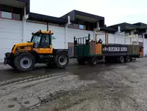 JCB FASTRAC-3185, wird für einen Faschingsumzug in Ried benötigt; 190224