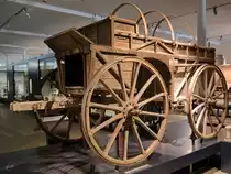 Ein Kutschwagen im Militärhistorischen Museum der Bundeswehr. (Dresden, April 2017)