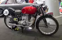 =Gilera 500, Bj. 1939, steht bei den Retro Classics in Stuttgart, 03-2019