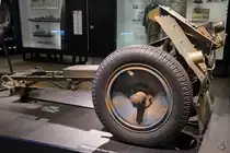 Ein 7,5 cm Infanteriegeschütz im Militärhistorischen Museum der Bundeswehr. (Dresden, April 2017)