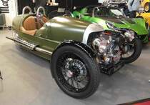 =Morgan 3 Wheeler, stand zum Verkauf bei den Retro Classics in Stuttgart, 03-2019