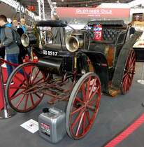 =Bergmanns Patent-Motorwagen  Orientexpress Nr. 104  konnte bei den Retro Classics in Stuttgart bewundert werden, 03-2019